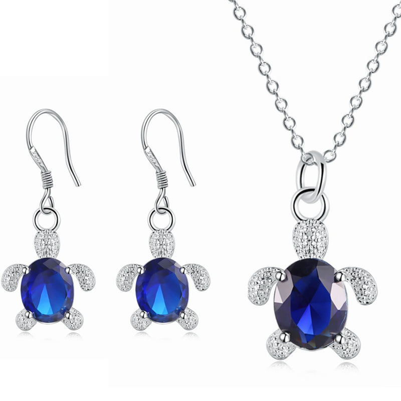 Korean Trendy Jewelry Turtle Necklace Set Wholesale Creative Gifts For Women Personalized Fine Accessories