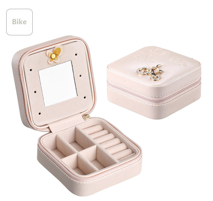 Creative Jewelry Box Travel Portable Earrings Earrings Jewelry Storage Box