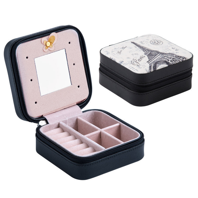 Creative Jewelry Box Travel Portable Earrings Earrings Jewelry Storage Box