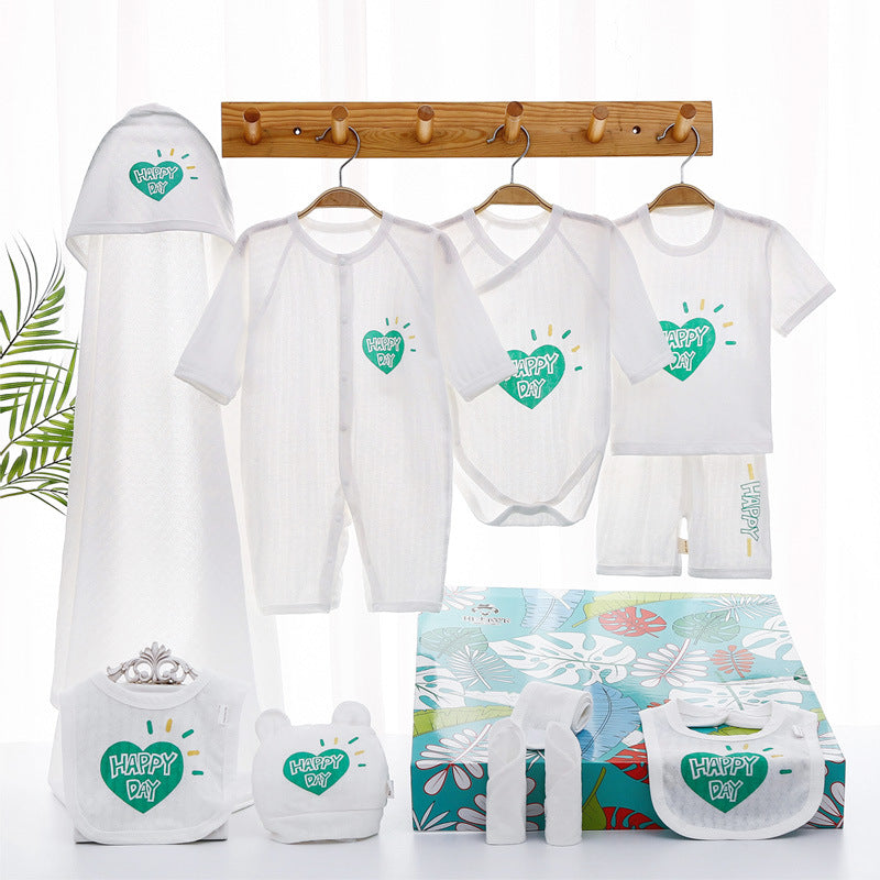 Summer Thin Newborn Clothes Baby Gift Set