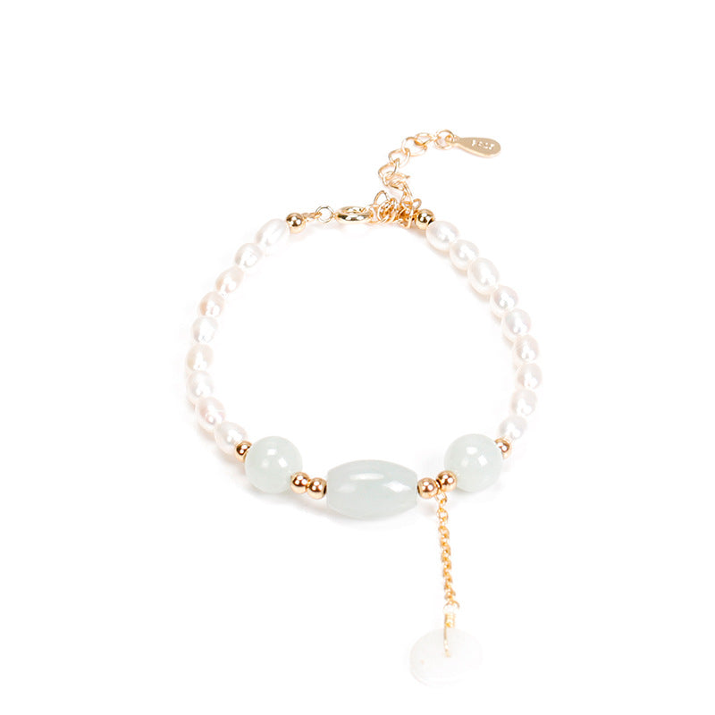 Special-shaped Pearl Jade Bracelet Women Fashion