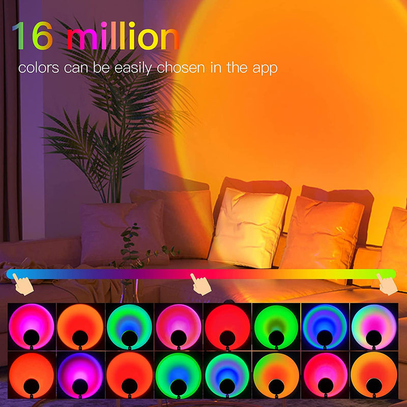 APP Remote Control RGB Floor Atmosphere Lamp