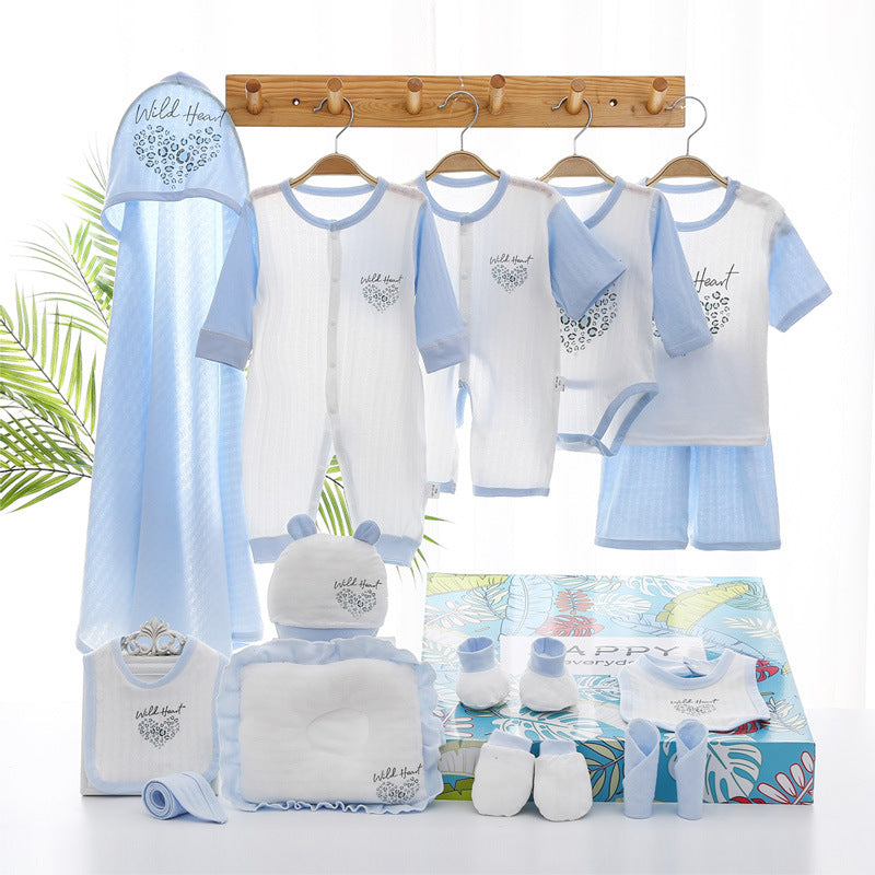 Summer Thin Newborn Clothes Baby Gift Set